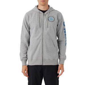 O'Neill Fifty Two Zip Fleece L/S Men's Hoodie - Heather Grey