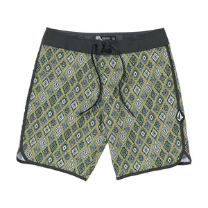 Volcom Inherent Scallop Mod-Tech 19" Men's Boardshorts - Green