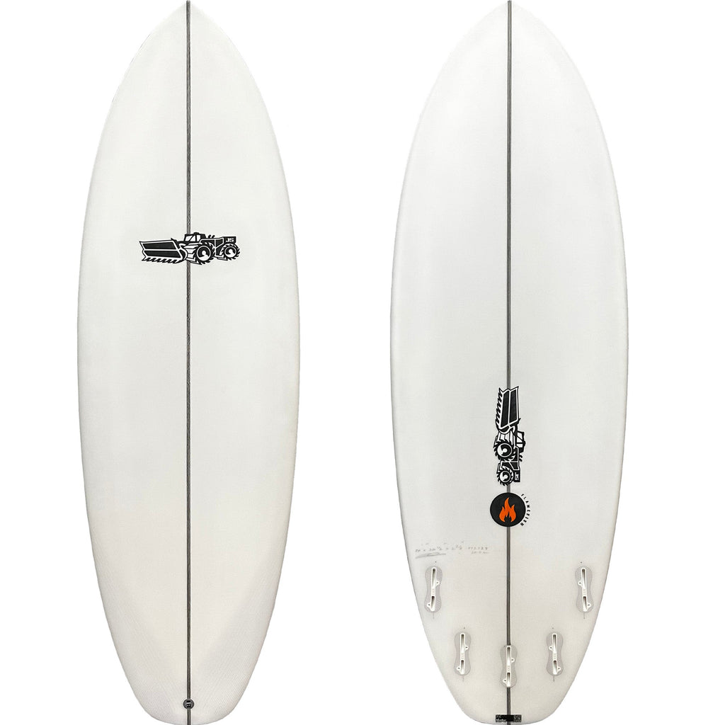 JS Flame Fish PU Surfboard - FCS II