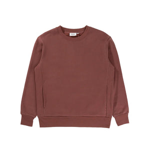 Rhythm Classic Fleece Crew Men's Sweater - Merlot