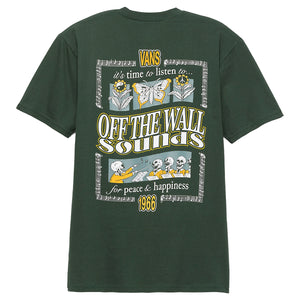 Vans Off The Wall Sounds Men's S/S T-Shirt - Green