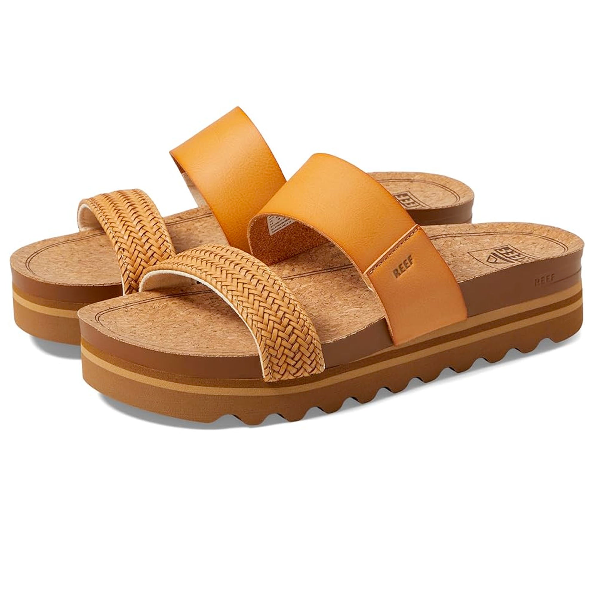 Reef Cushion Vista Hi Women's Sandals - Natural Braid