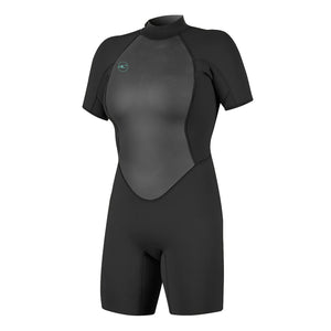 O'Neill Reactor II 2mm Women's Back Zip Spring Suit Wetsuit - Black/Black