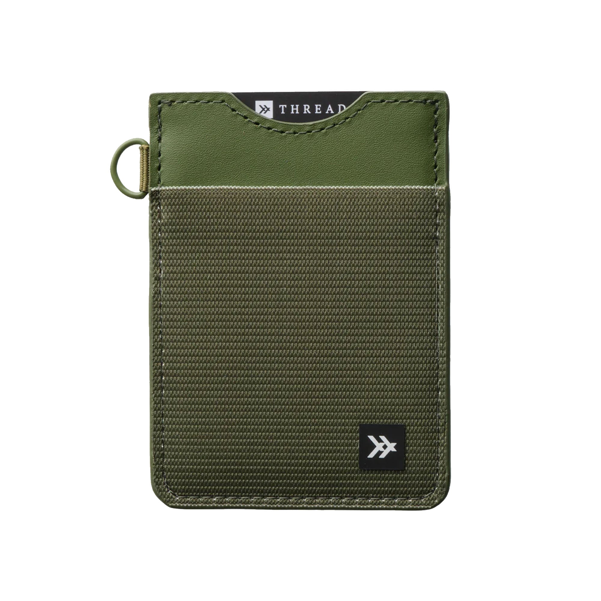 Thread Vertical Wallet - Olive