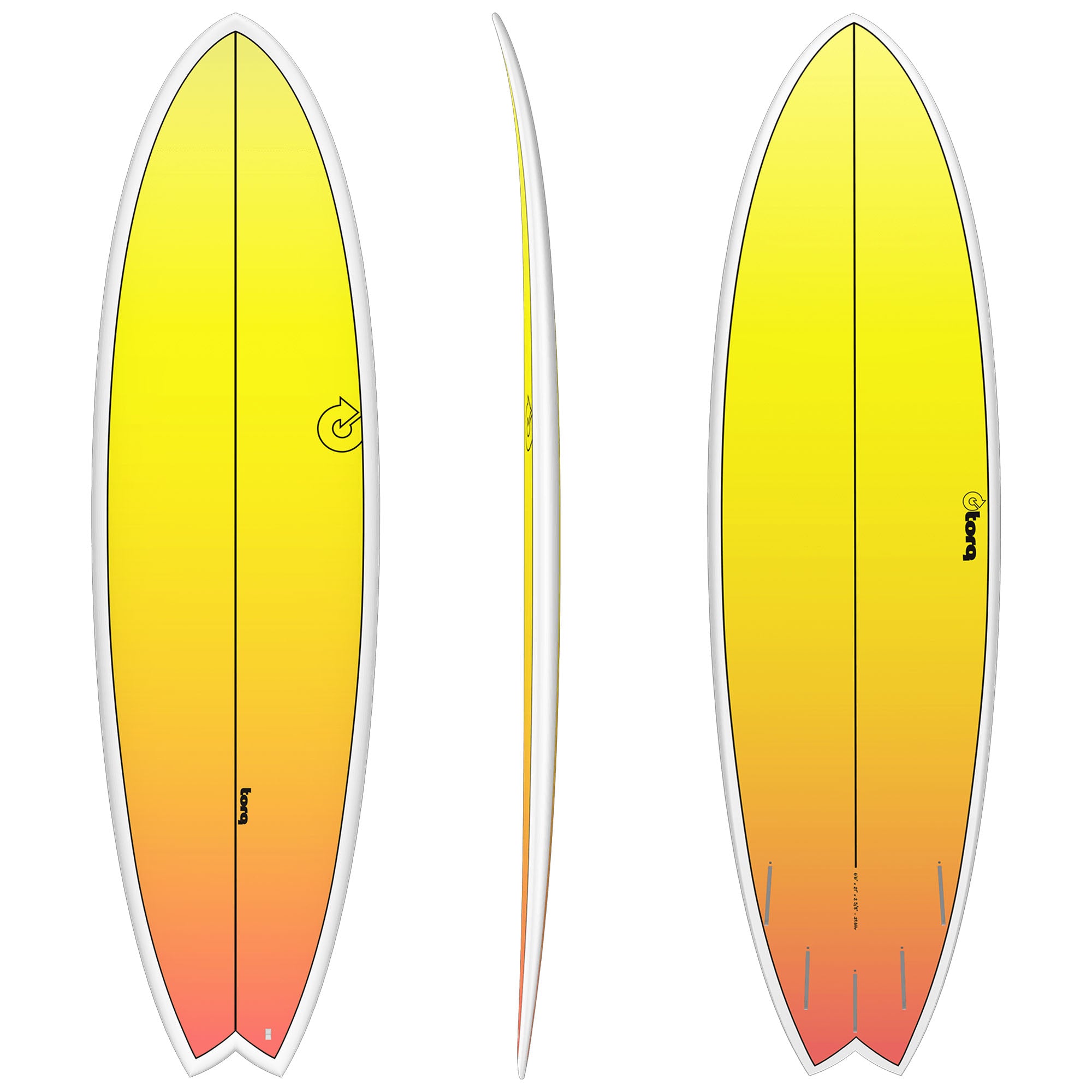 Torq Mod Fish TET 6'6 Surfboard - Futures