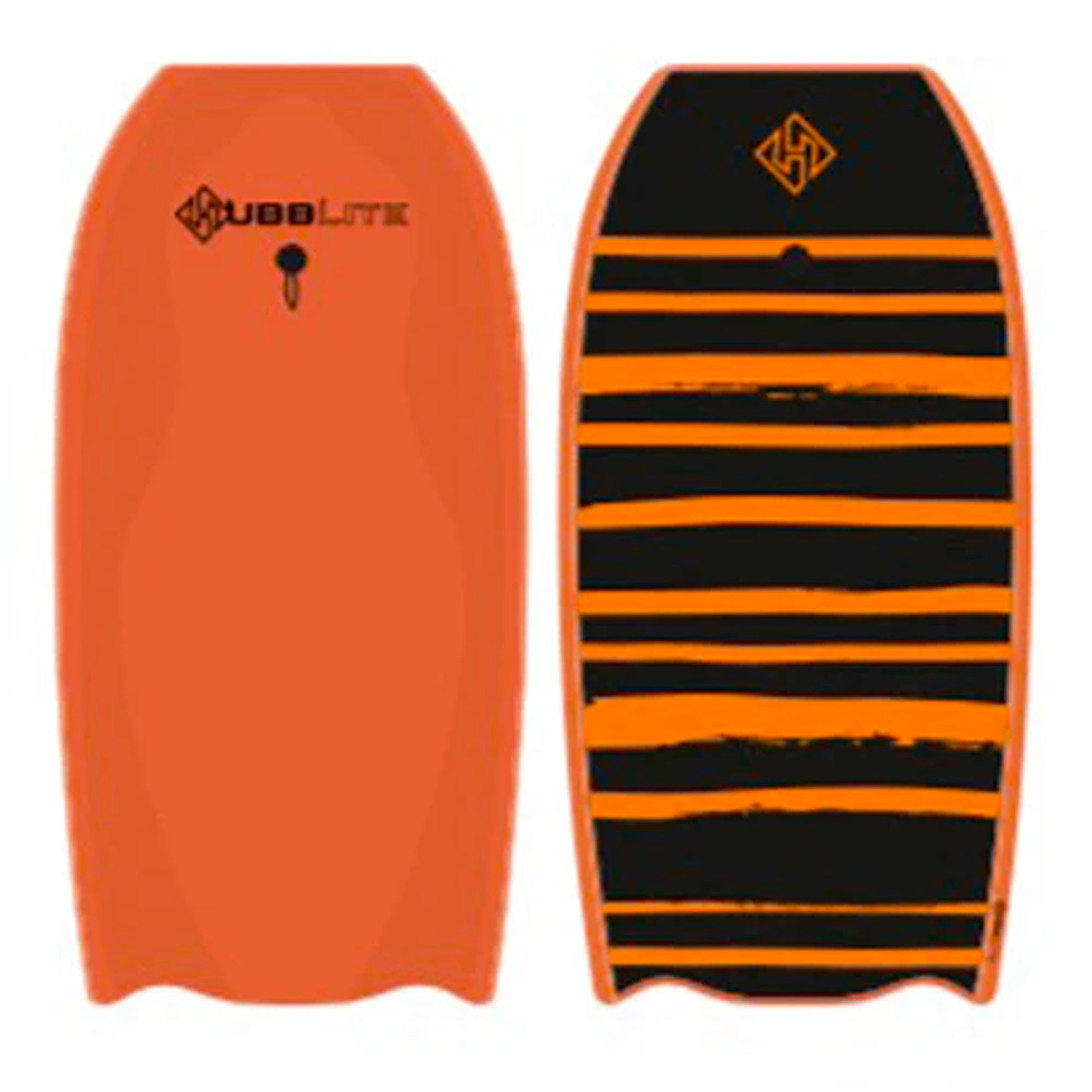 Hubboards Hublite 41" EPS Bodyboard w/ Leash - Orange