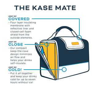 Kanga Coolers Kase Mate 12-Pack Cooler - Breakfast Beers