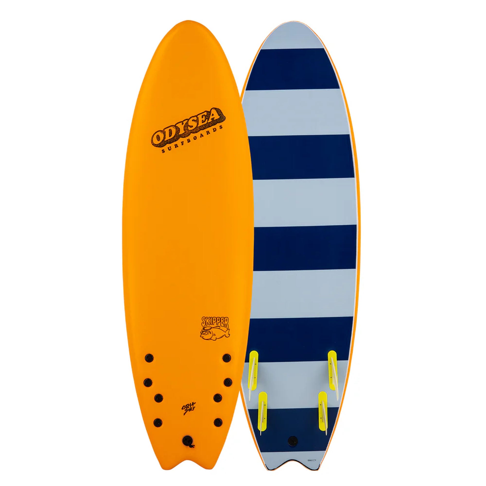 Catch Surf Odysea Skipper 6'0 Quad Soft Surfboard - Pilsner