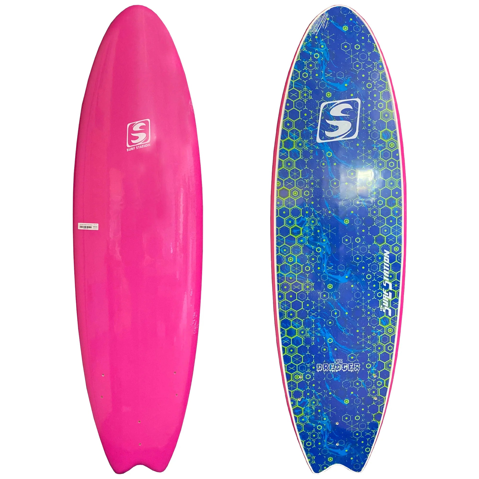 Surf Station Dredger 6'0 Soft Surfboard - Pink