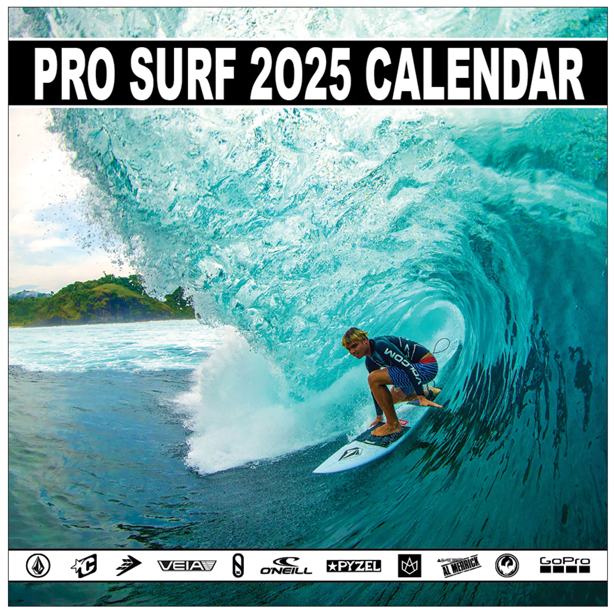 Global Surf Pro Surfer 2025 Calendar