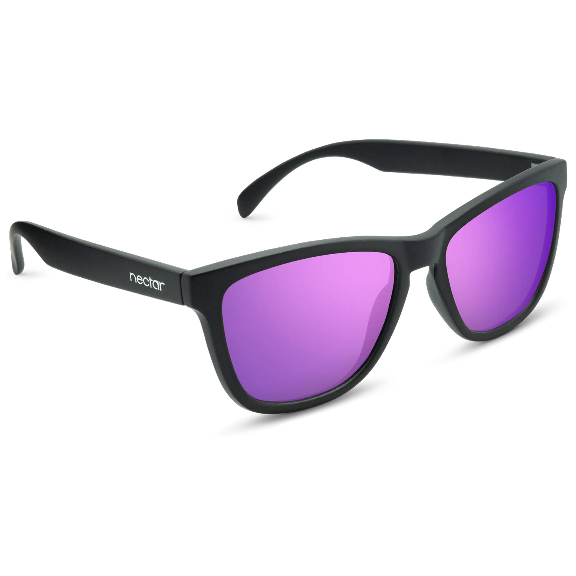 Nectar Chucktown Men's Sunglasses - Black/Purple Polarized