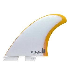 FCS II Power Twin Performance Glass Twin Surfboard Fins