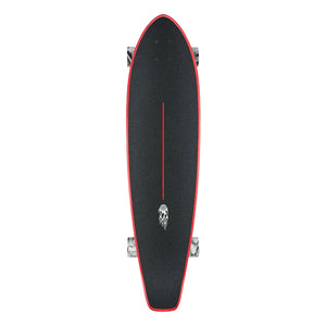 Globe The All-Time 35'' Complete Longboard Skateboard - Red Flames