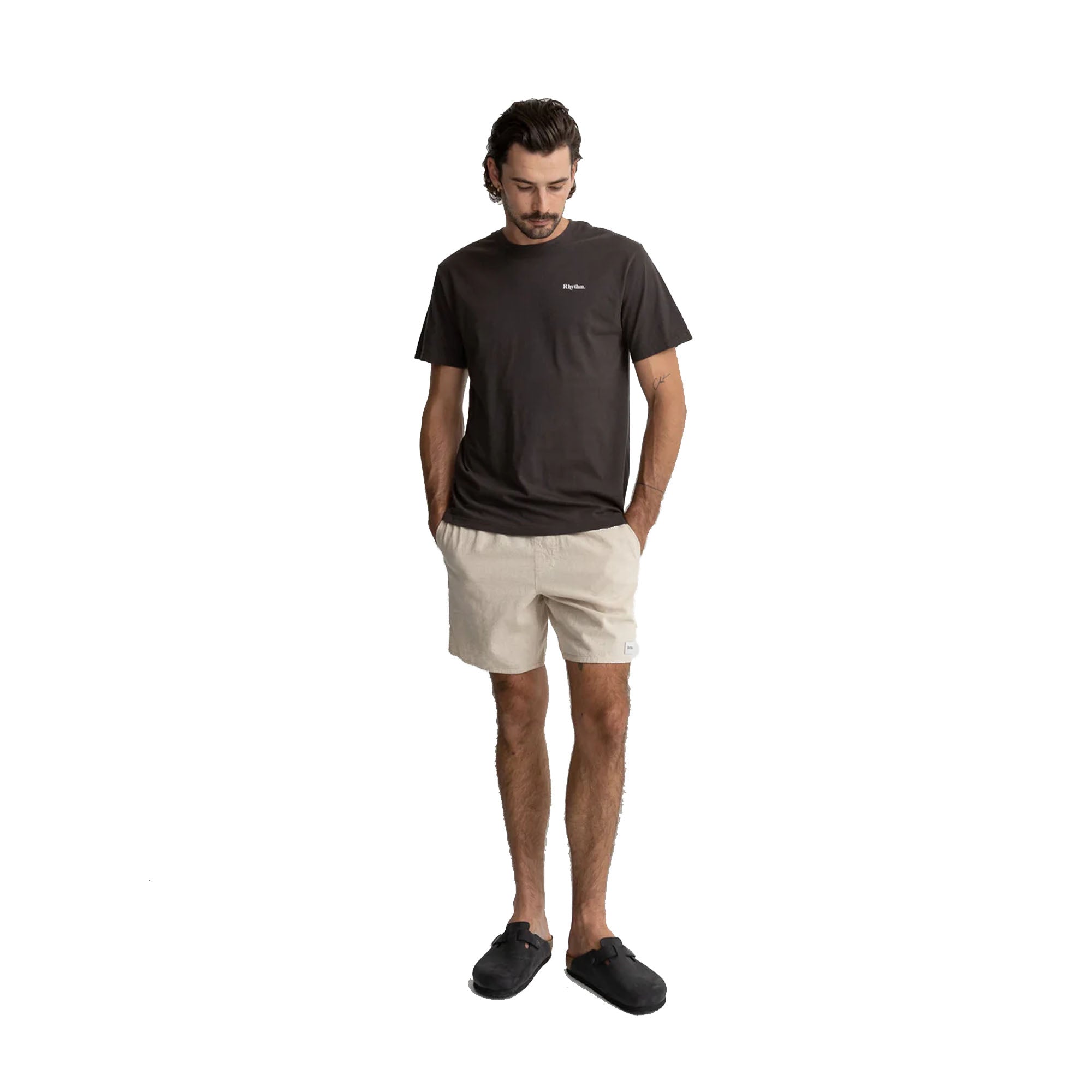 Rhyhtm Classic Linen Jam 17" Men's Walkshorts - Sand