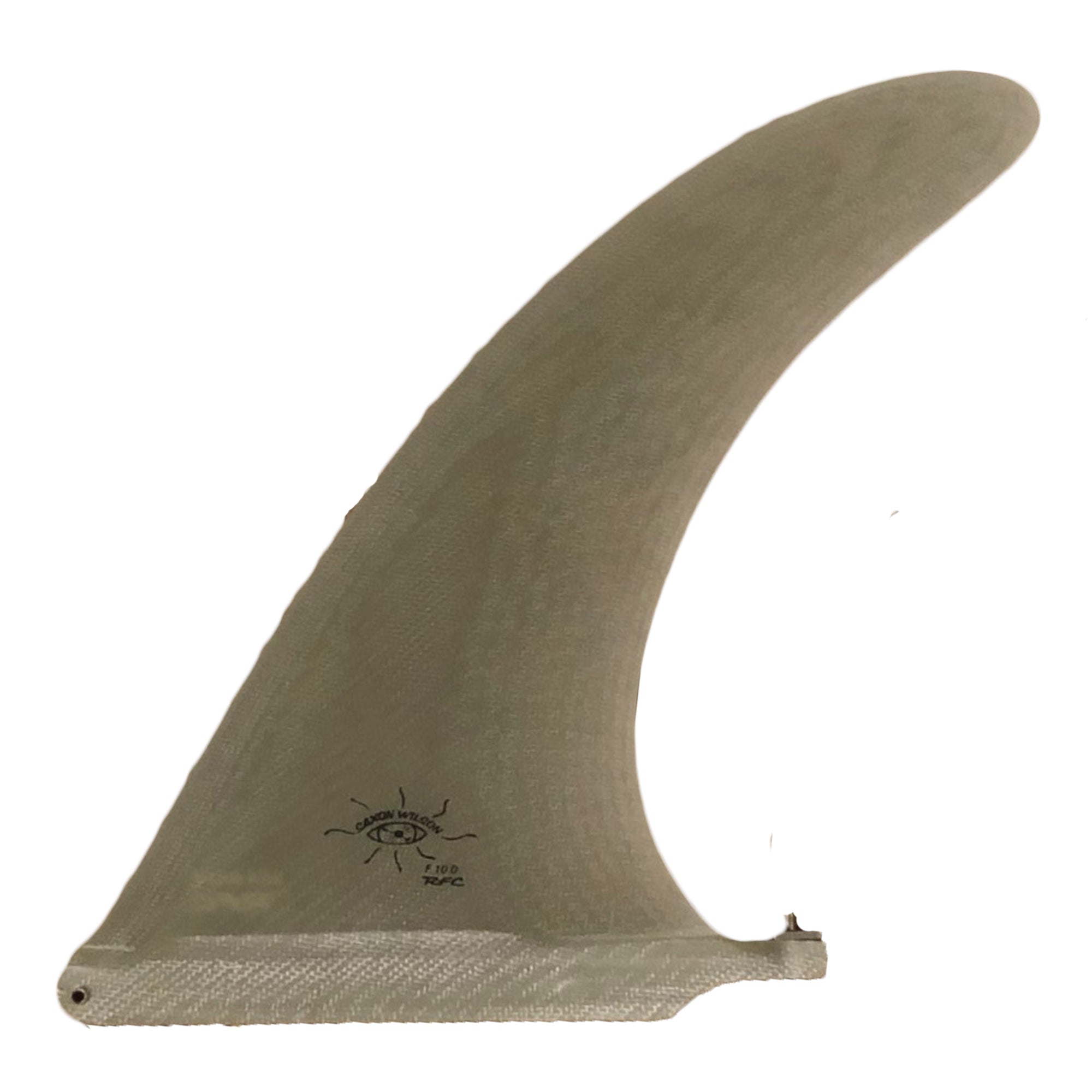 Rainbow Fin Co. Saxon Wilson Flex 10" Longboard Fin - Clear