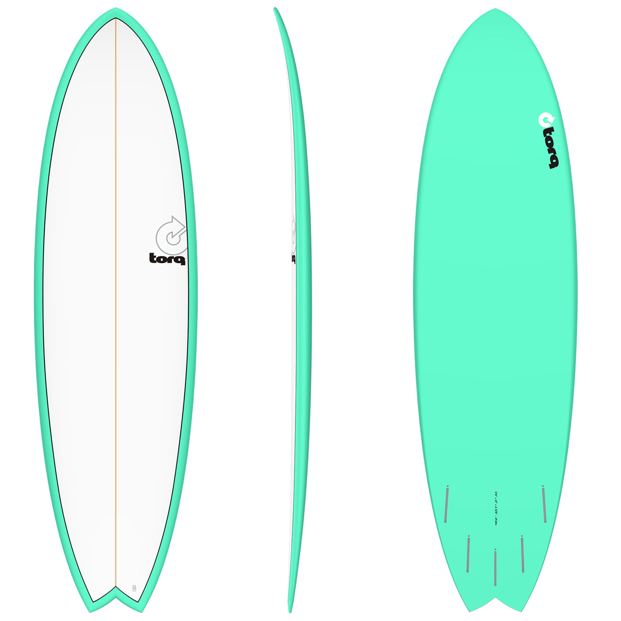 Torq Mod Fish TEC 6'3 Surfboard - Futures