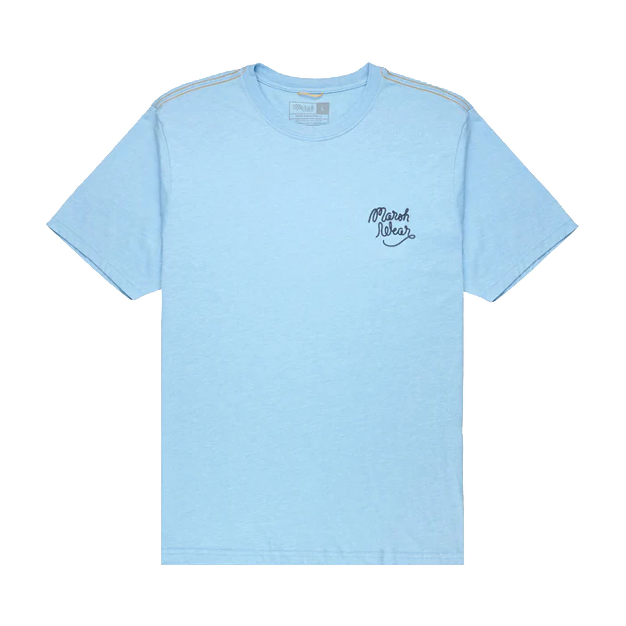 Marsh Wear Western Shrimp Men's S/S T-Shirt - Bluesteel Heather