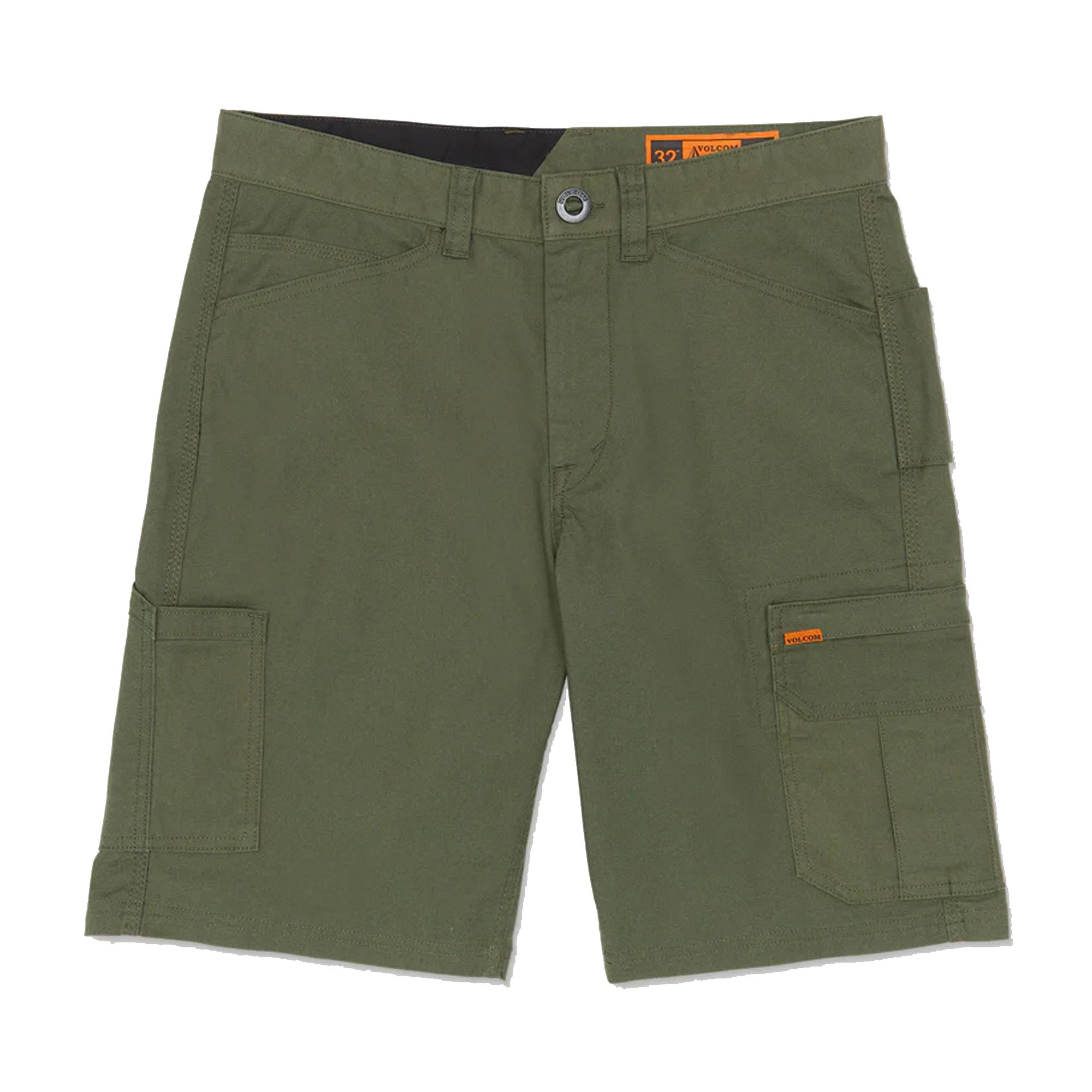 Volcom Workerwear Gage 21" Men's Walk Shorts - Squadron Green