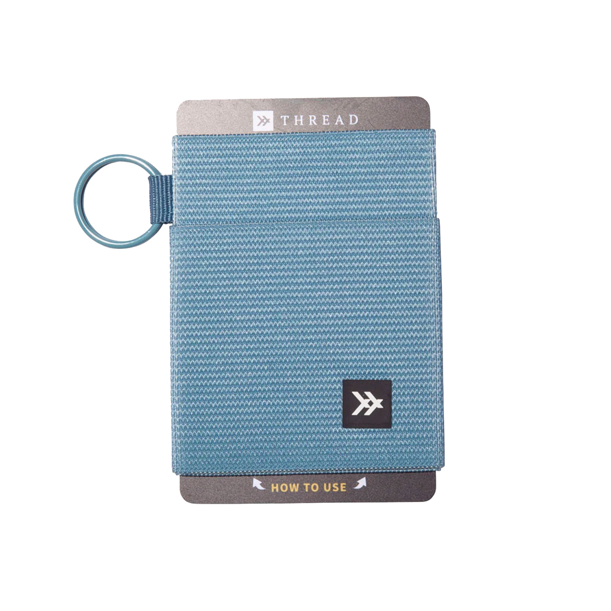 Thread Elastic Wallet - Surf Blue