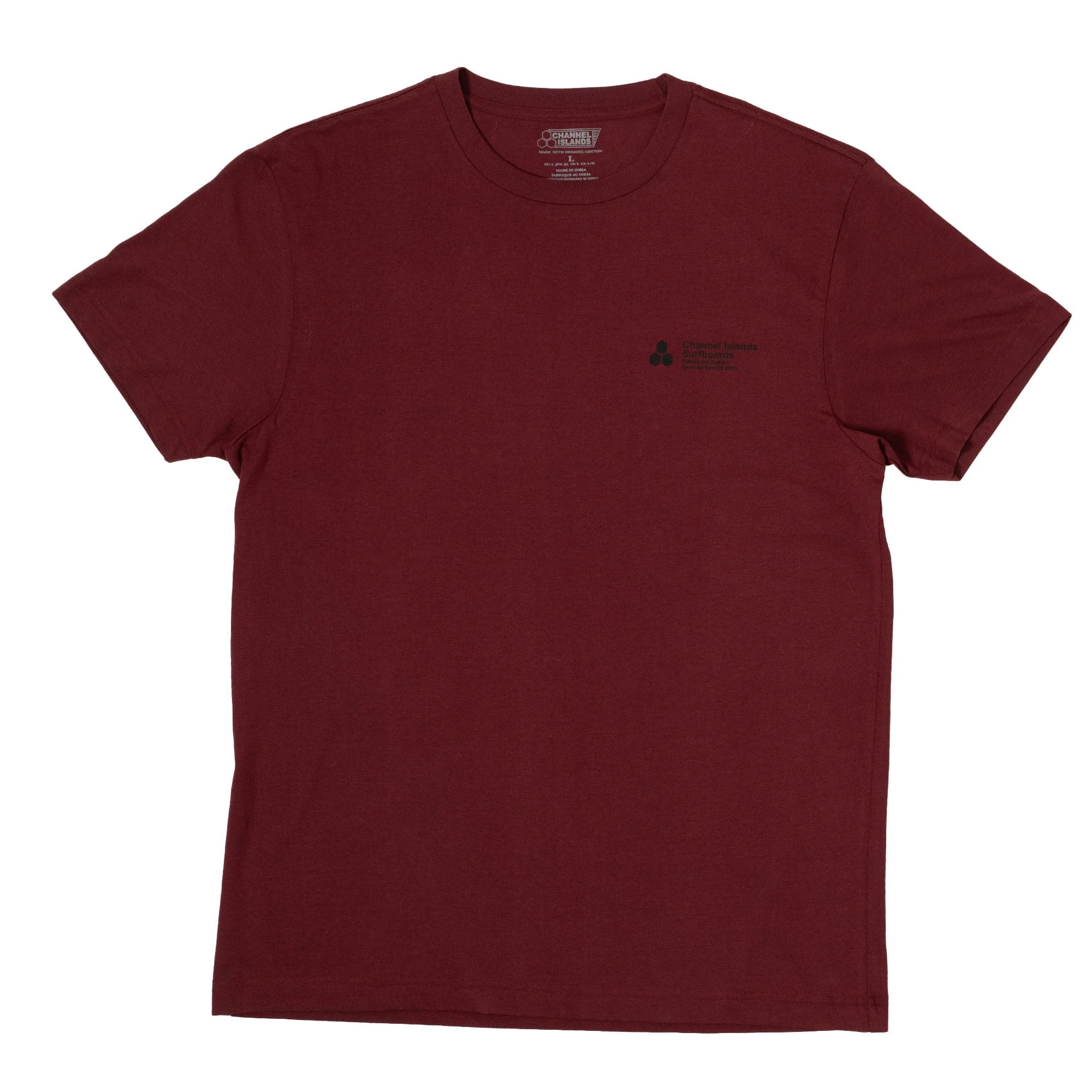 Channel Islands Tailz Men's S/S T-Shirt - Maroon