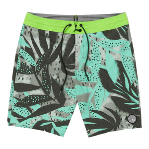 Volcom Waterside Floral Stoney 19" Men's Boardshorts - Aqua