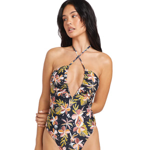 Volcom Fronds Forever Women's One-Piece Swimsuit - Multi