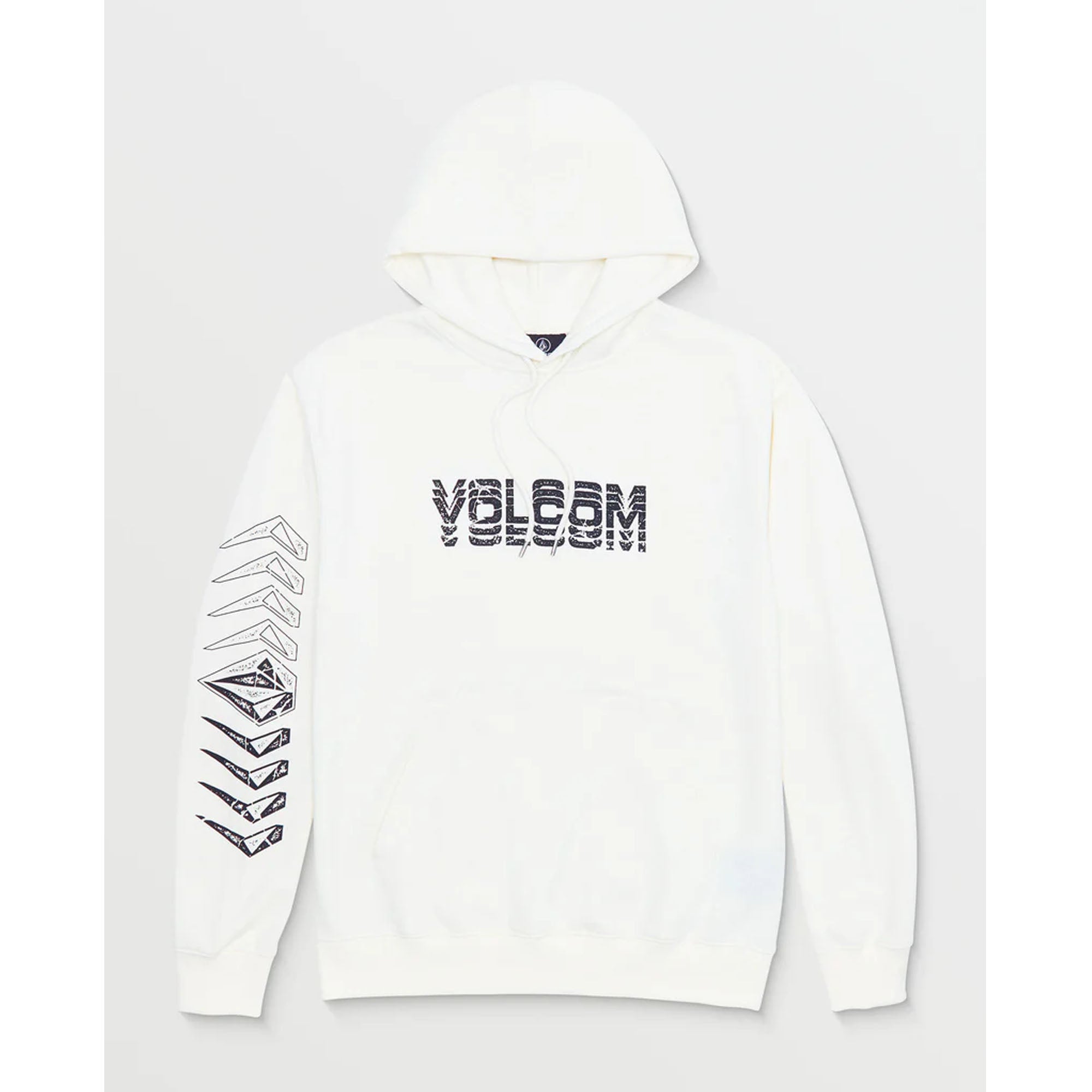 Volcom Cement Pullover Men's L/S Hoodie - Off White Heather