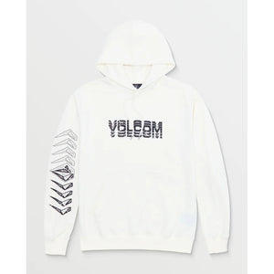 Volcom Cement Pullover Men's L/S Hoodie - Off White Heather