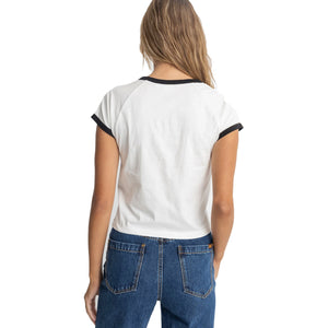 Rhythm Ringer Women's S/S T-Shirt - White