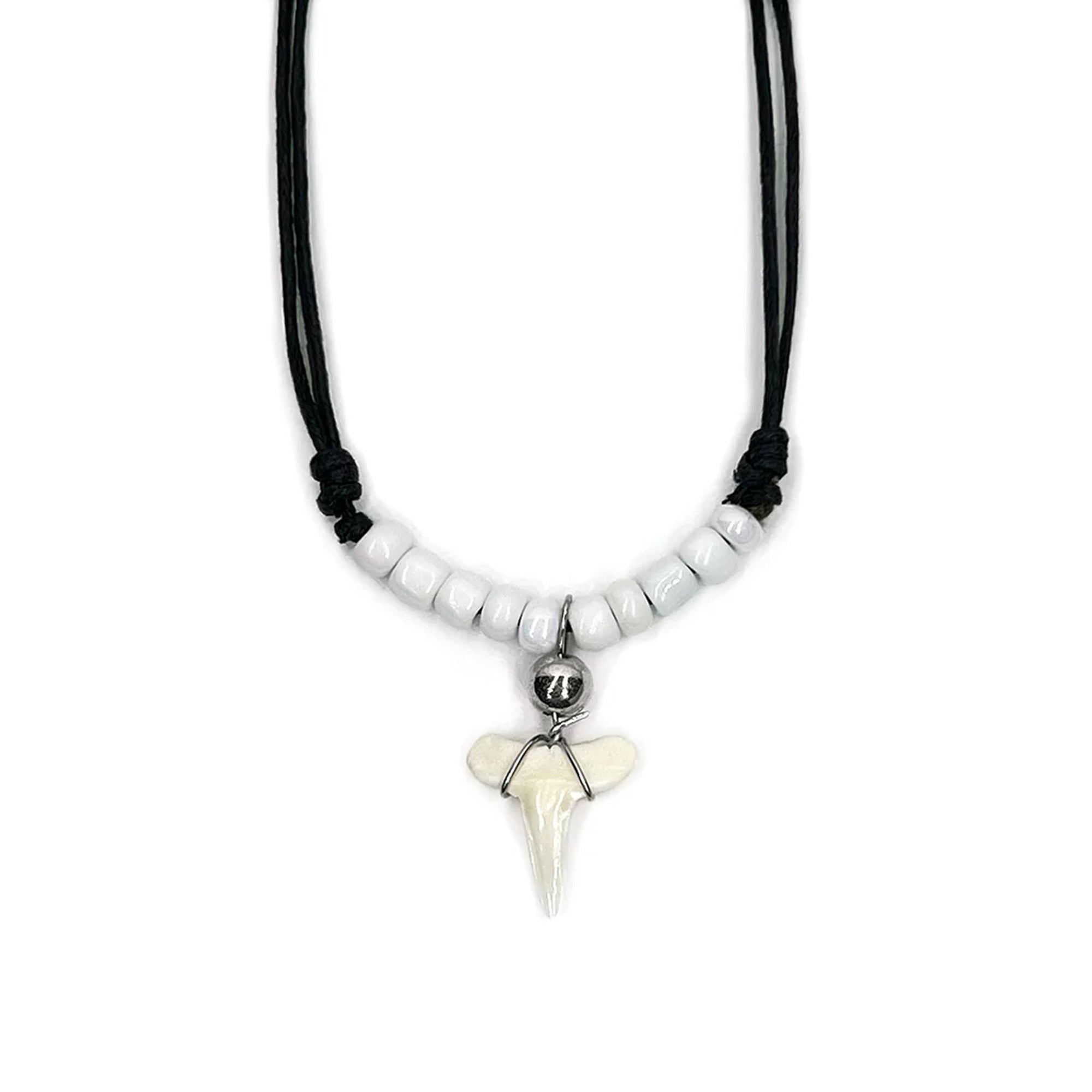 Oh Yeah Shark Tooth Necklace - White