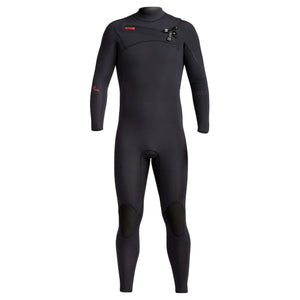 Xcel Infinity 4/3mm Chest-Zip Men's Fullsuit Wetsuit - Black