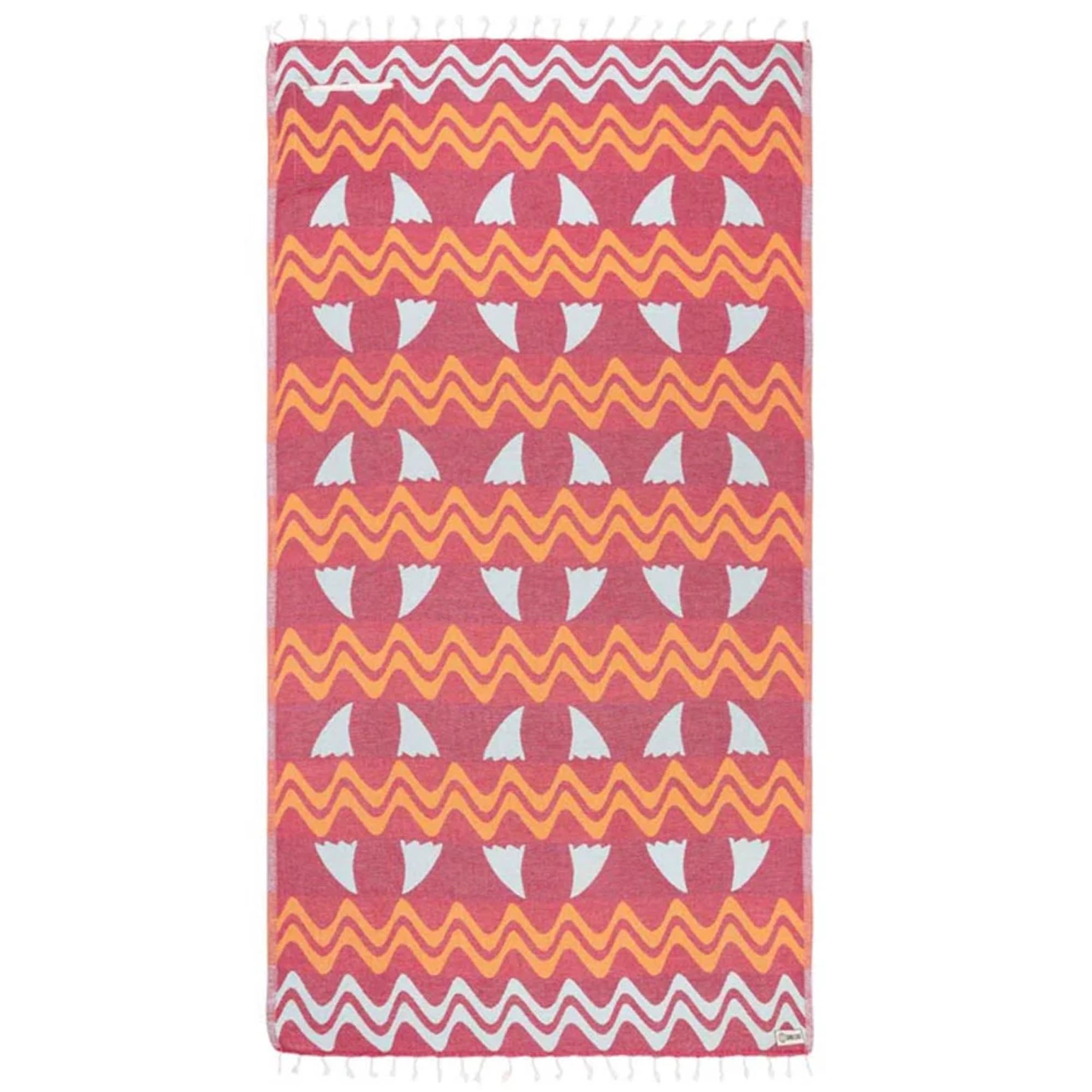 Sand Cloud Boho Fin W/ Zipper Pocket Towel