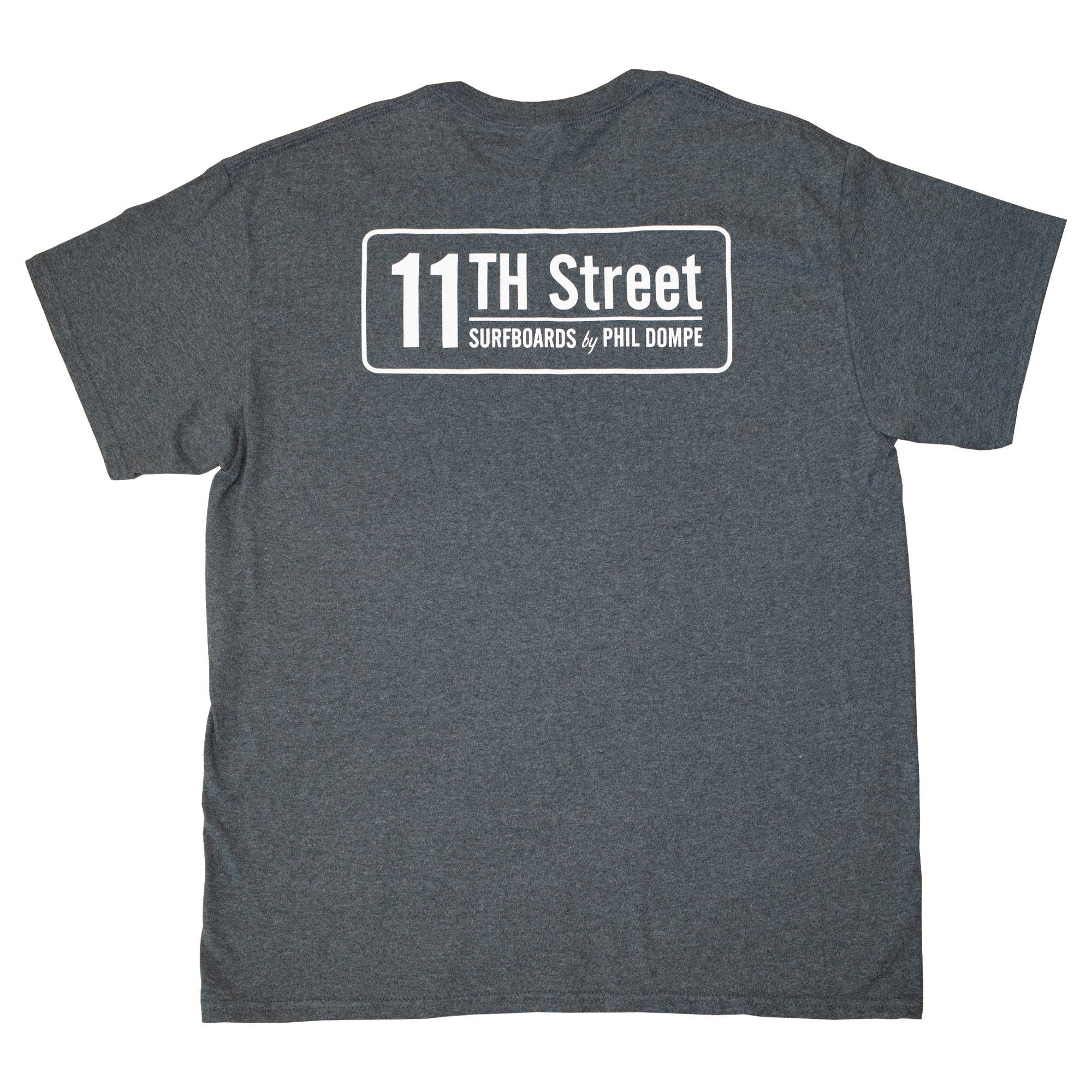 11th Street Surfboards Men's S/S T-Shirt - Grey