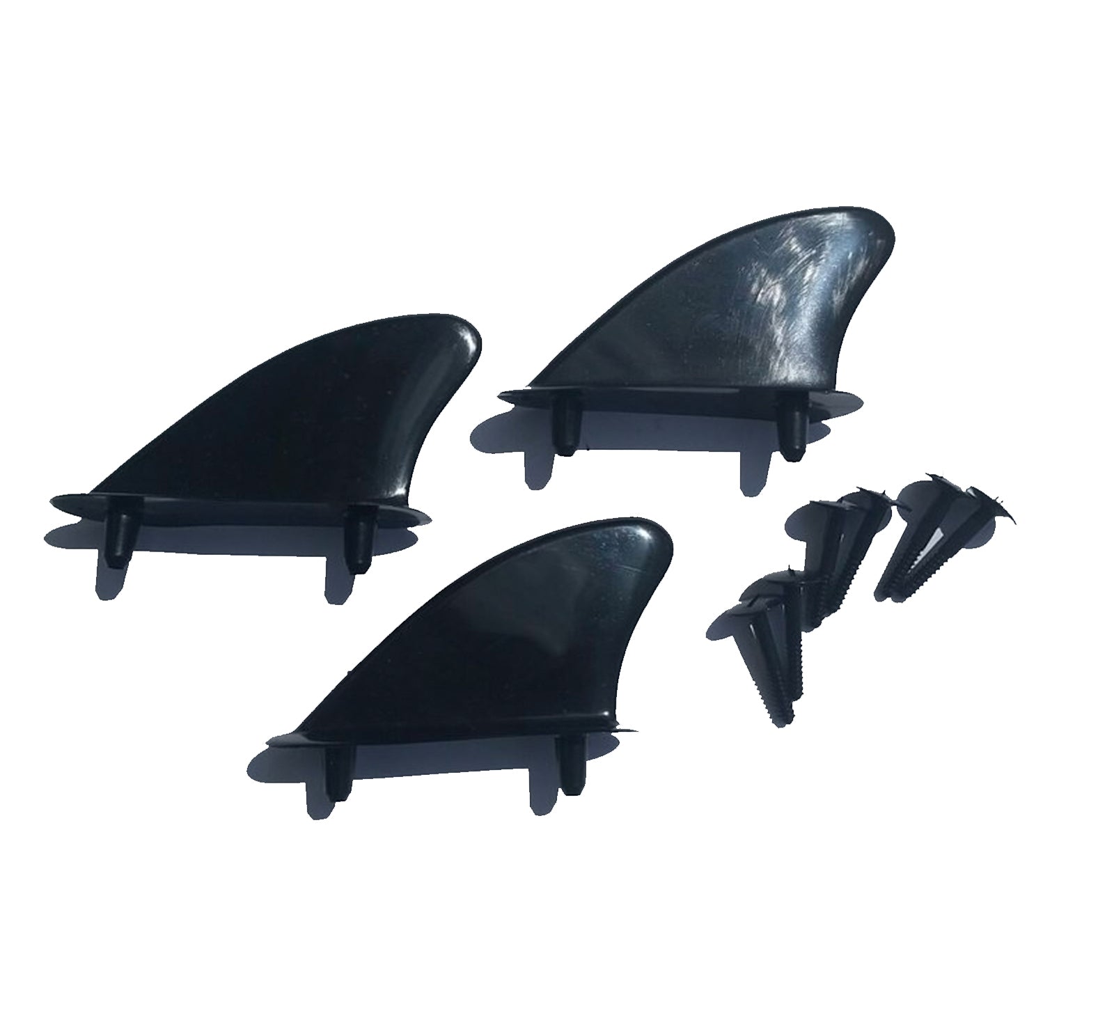 Block Surf Plastic Tri Fin Set