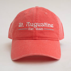 Surf Station St. Auggie Women's Strap Buckle Hat - Coral