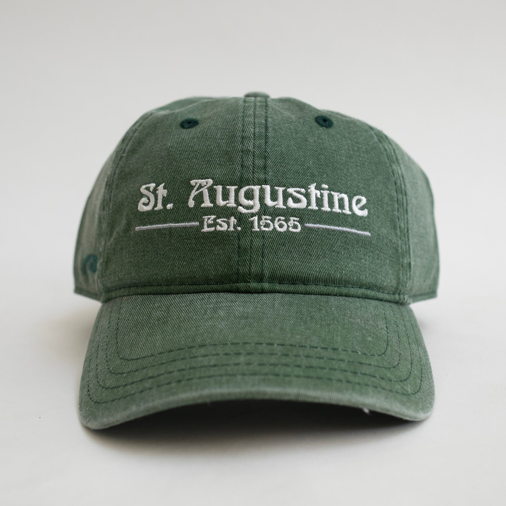 Surf Station St. Auggie Men's Strap Buckle Hat - Green