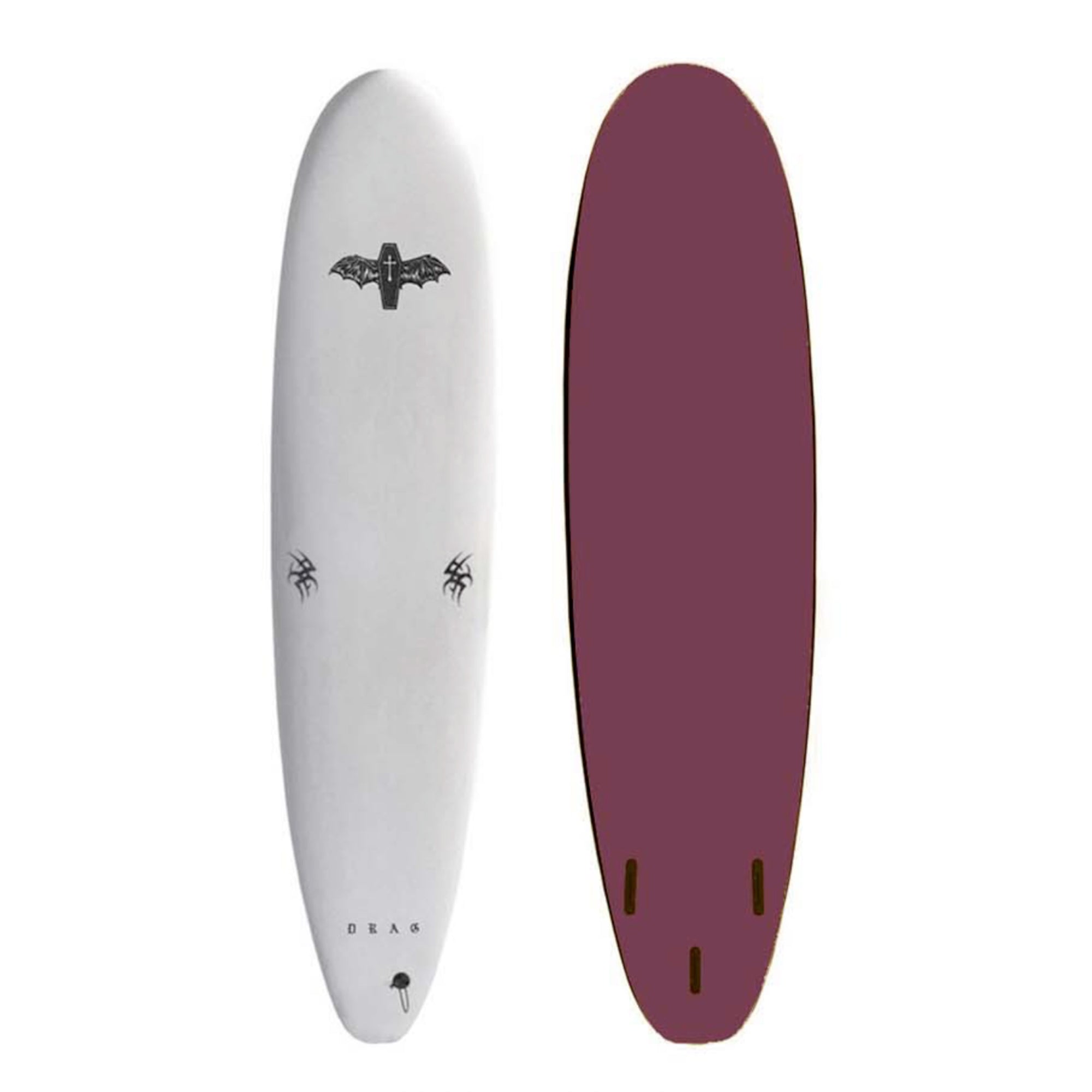 Drag Coffin 7'0 Thruster Soft Surfboard