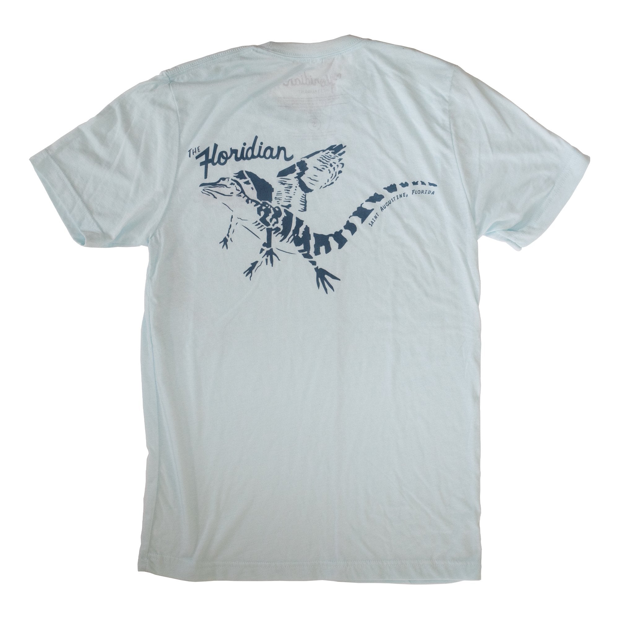 Surf Station The Floridian Flying Gator Men's S/S T-Shirt - Blue