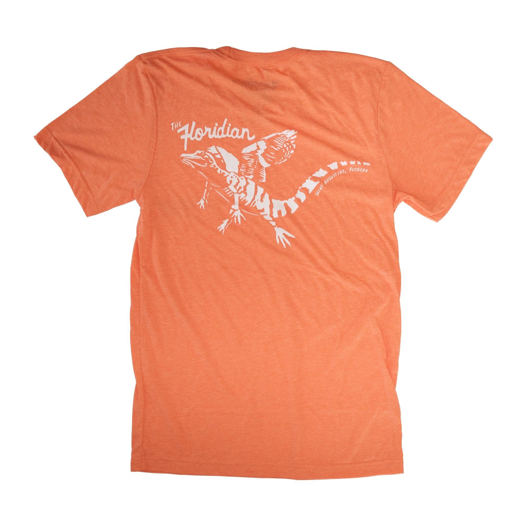 Surf Station The Floridian Flying Gator Men's S/S T-Shirt - Orange