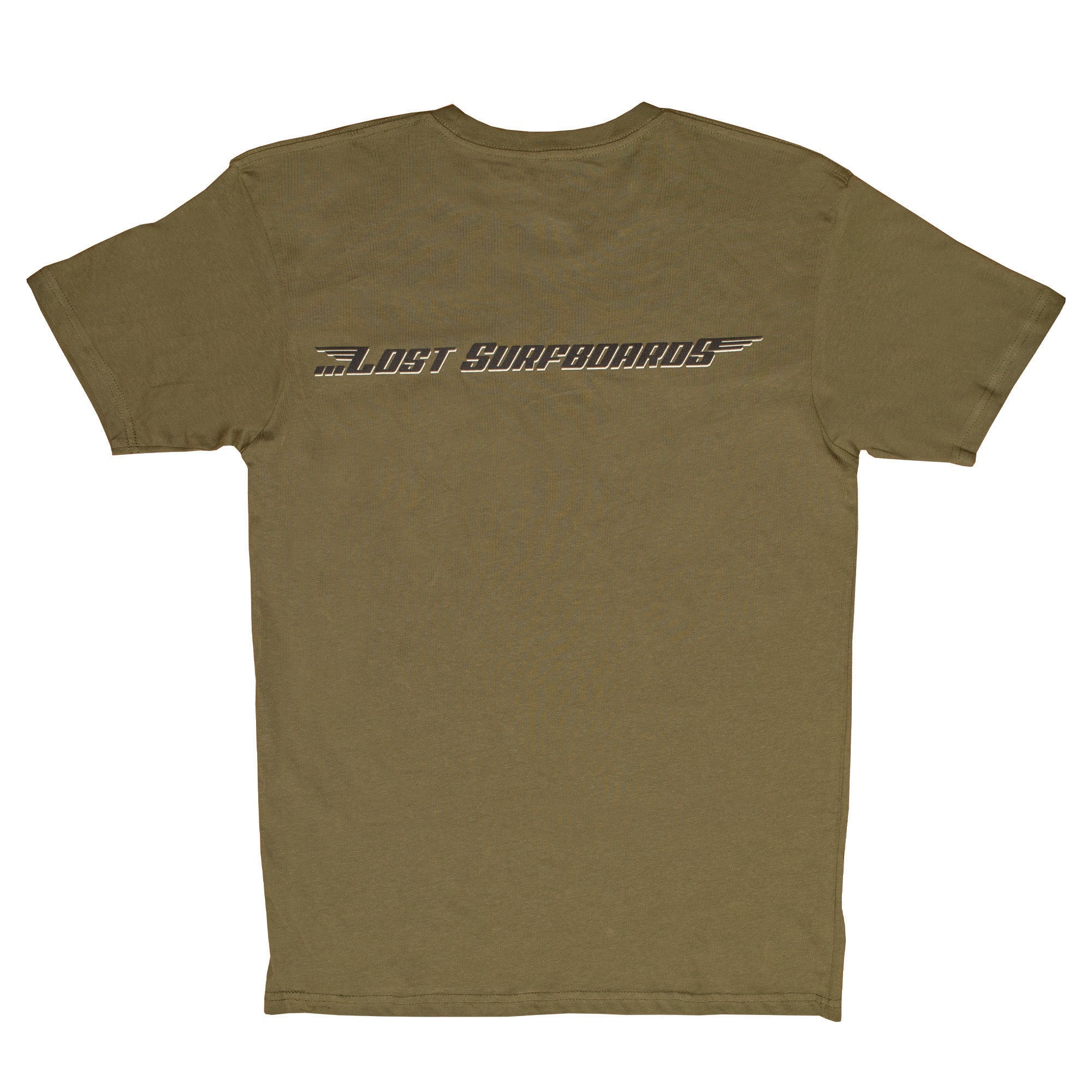 Lost Surfboards Men's S/S T-Shirt - Military Green