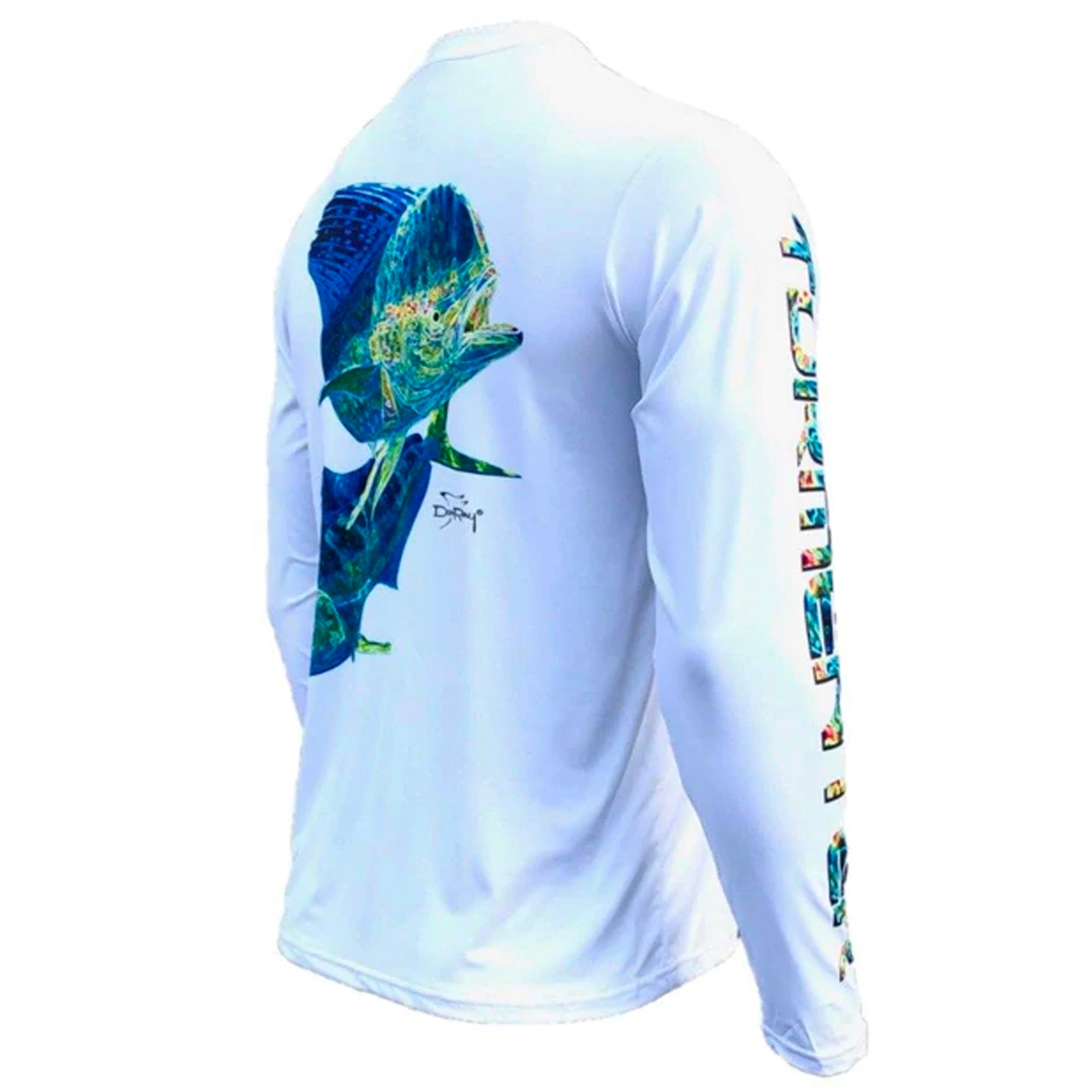 Tormenter Performance Men's Fishing Shirt - Mahi White