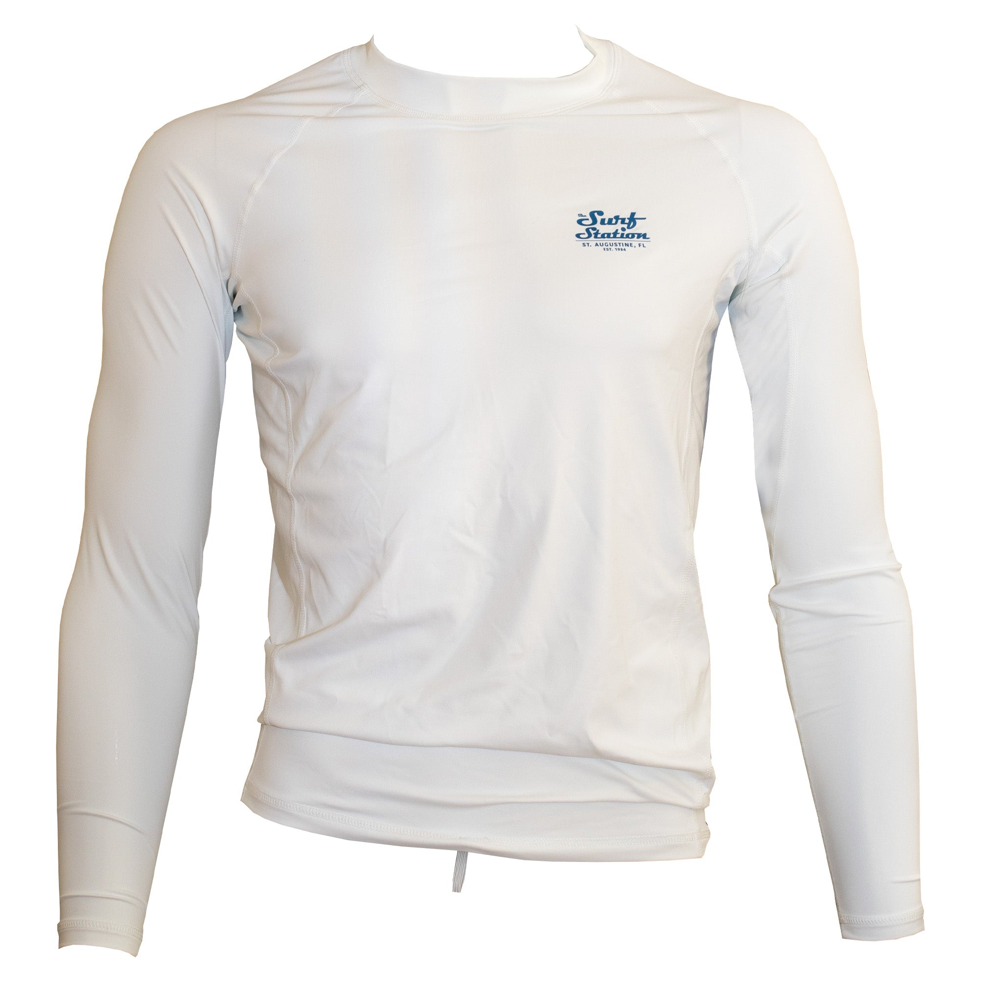 Surf Station Fuse Mechanic Men's L/S Rashguard - White