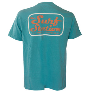 Surf Station Mechanic Men's S/S T-Shirt - Seafoam