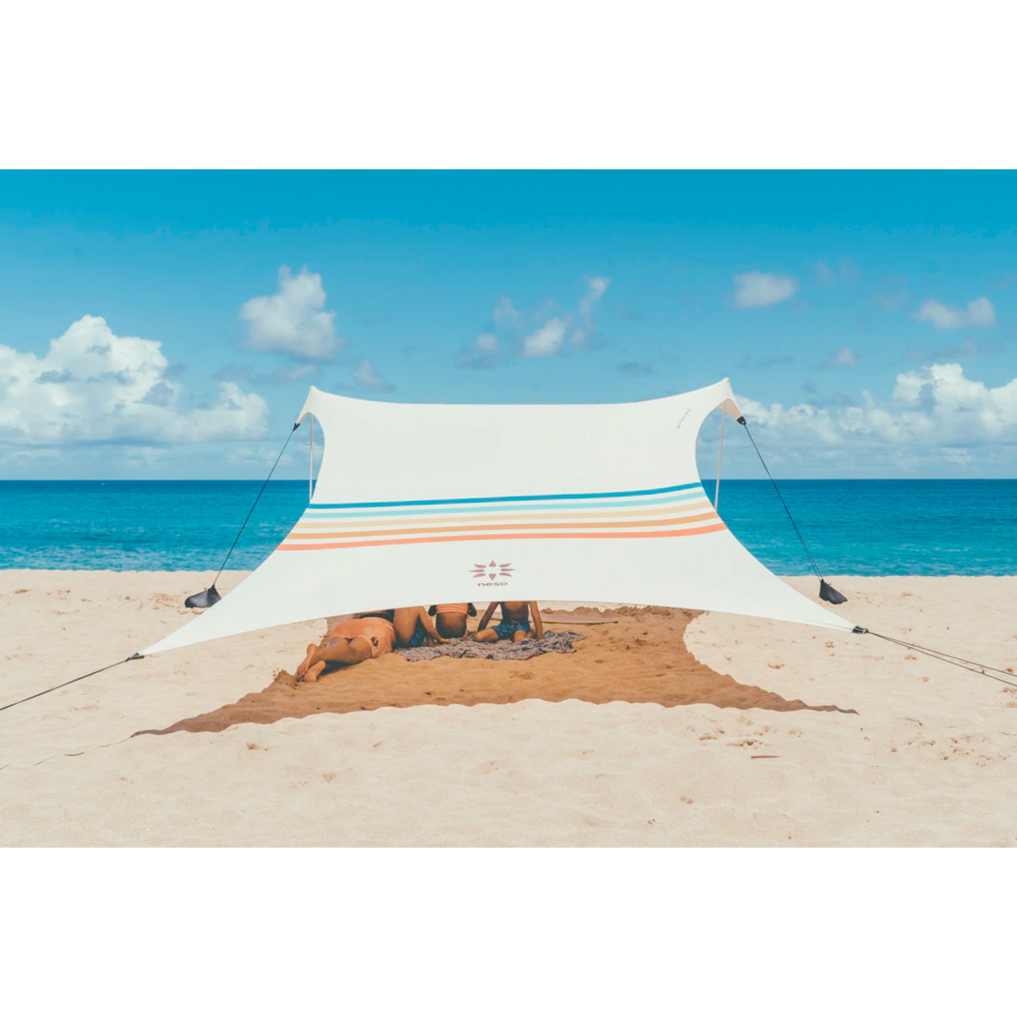 Neso 1 Prints Beach Tent - Shibori Tie Dye