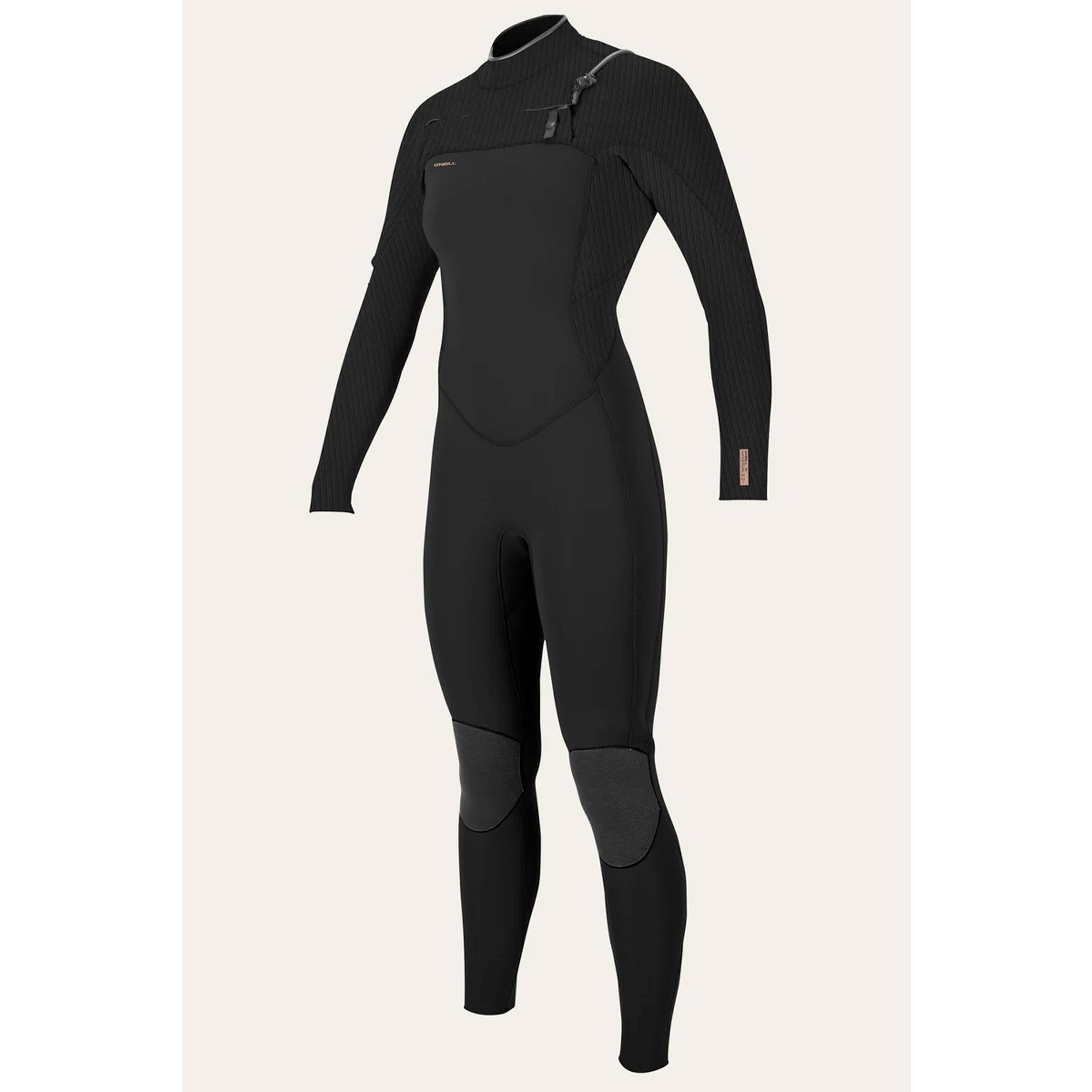 O'Neill Hyperfreak TB3 4/3+ Women's Chest-Zip Fullsuit Wetsuit - Black