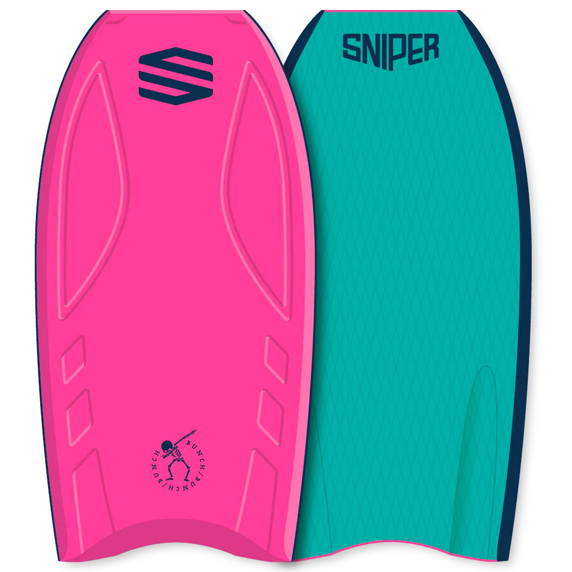 Sniper Bunch 44" Bodyboard - Pink