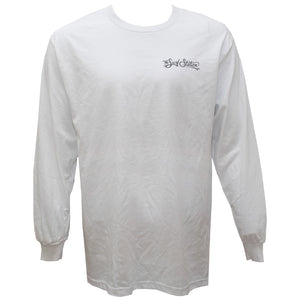 Surf Station x Ryan Leonardy Stoked Men's L/S T-Shirt - White