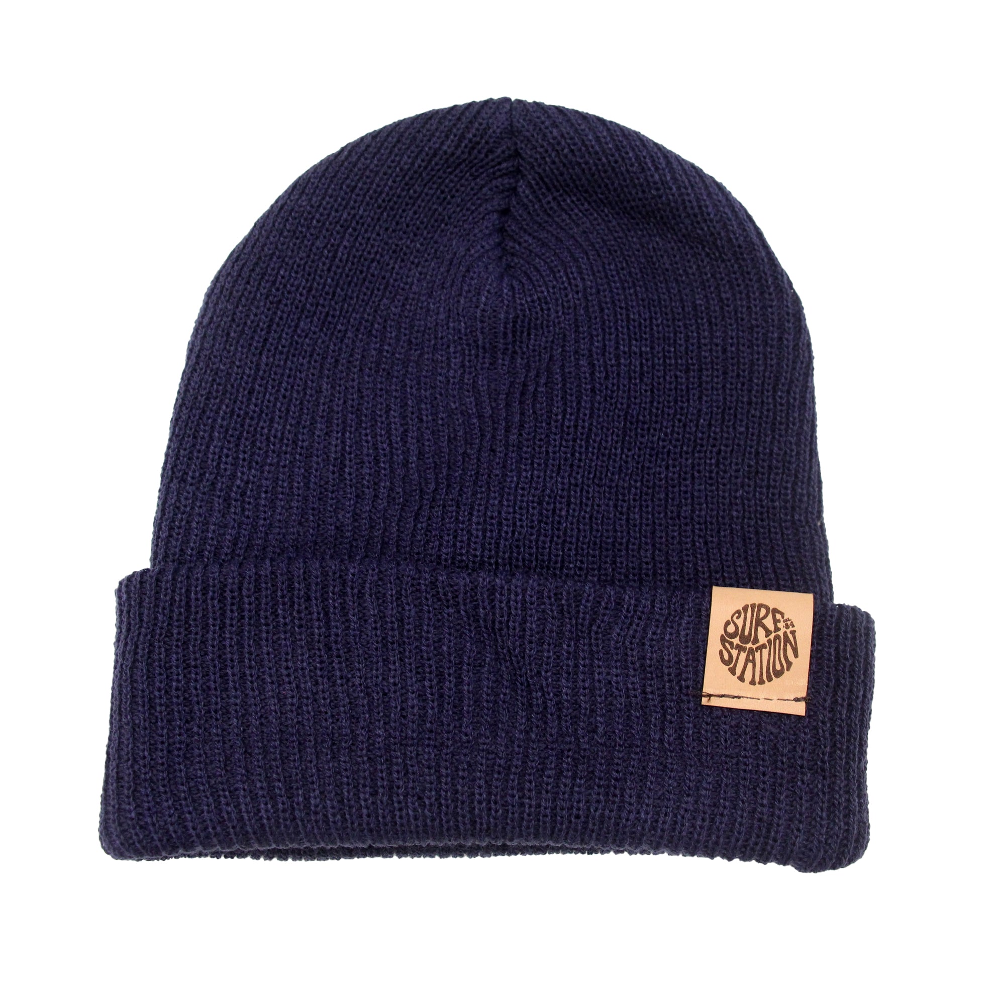 Surf Station Hippie 84 Men's Super Slouch Beanie - Navy