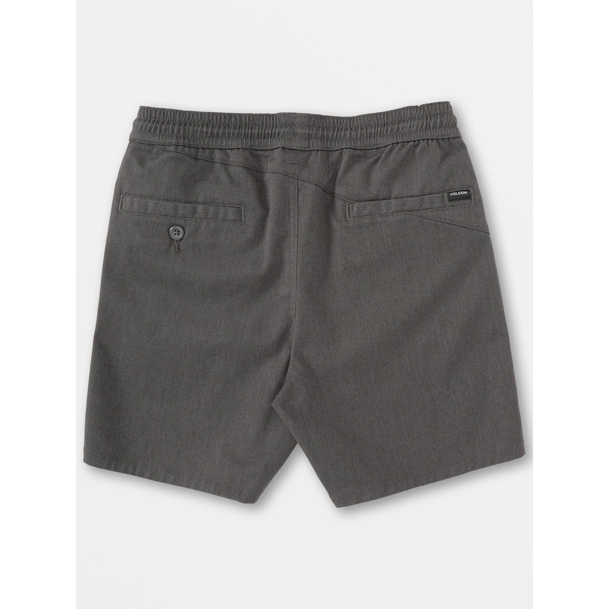 Volcom Frickin Elastic 15" Youth Boy's Walkshorts - Charcoal