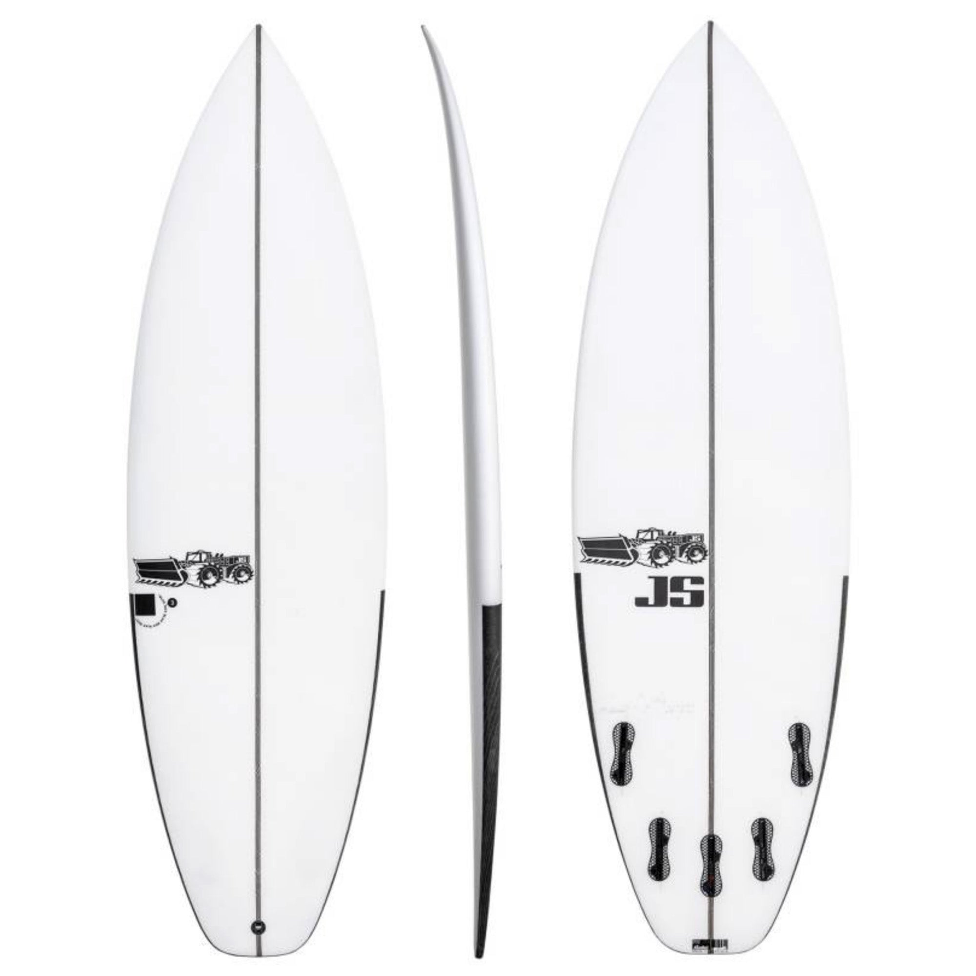 JS Blak Box 3 Squash Surfboard - FCS II